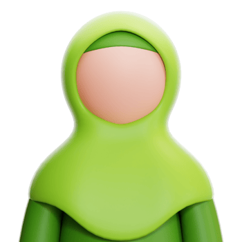 Hijab Women 3d icon png