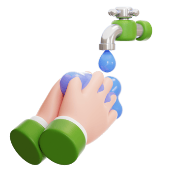 Wash Hand 3d icon png