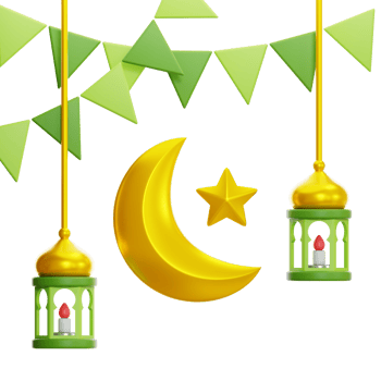 Eid Celebration 3d icon png