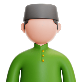 Muslim Man 3d icon png