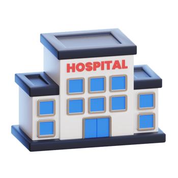 hospital 3d icon png