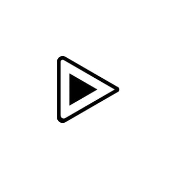 play icon vector design template