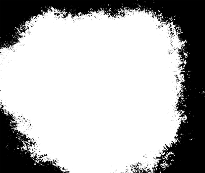 Grunge border texture background. Abstract frame overlay. PNG graphic illustration with transparent background.