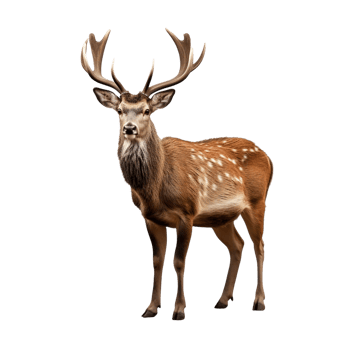AI generated Deer clip art png