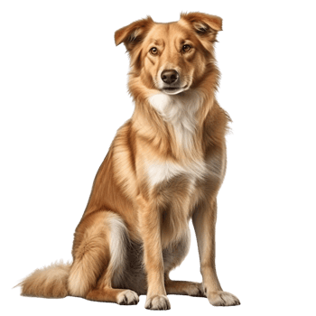 AI generated Dog clip art png