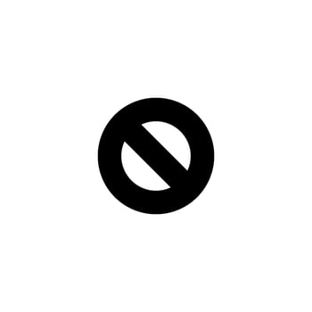 reject icon vector design templates