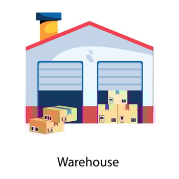 Trendy Warehouse Concepts vector