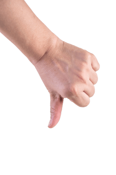 hand on isolated background clipping path png