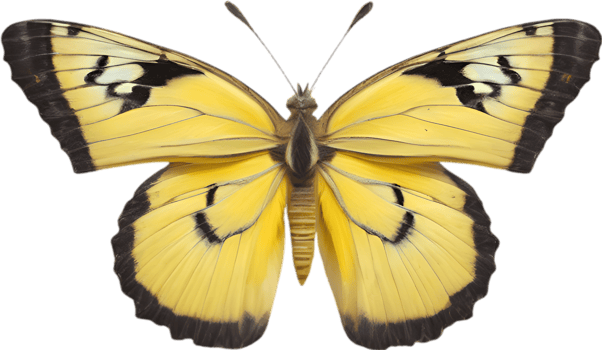 AI generated Colorful and elegant butterfly image. png