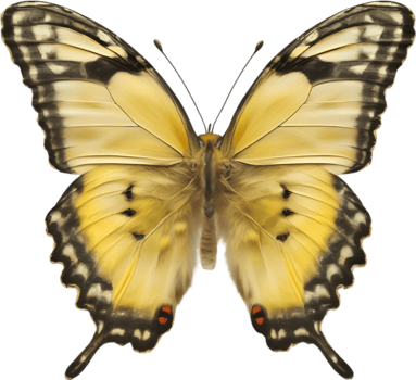AI generated Colorful and elegant butterfly image. png