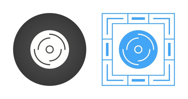 Disk Vector Icon