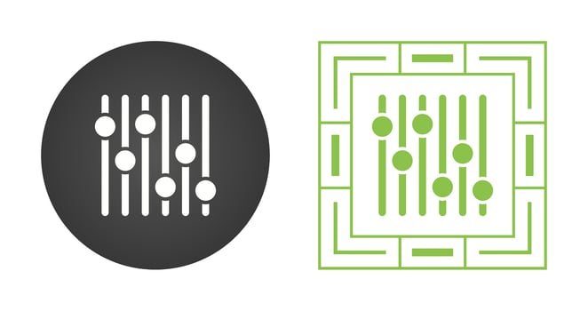Sliders Vector Icon