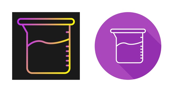 Beaker Vector Icon