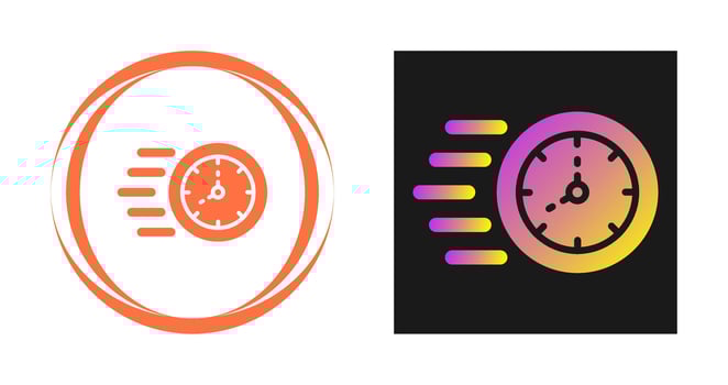 Time Fast Vector Icon