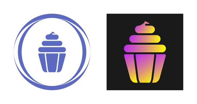 Cupcake Vector Icon