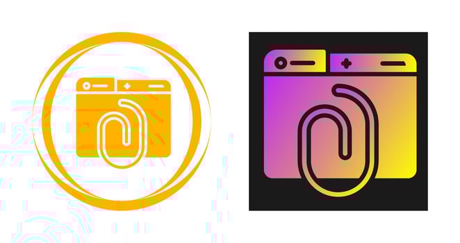 Atachment Vector Icon