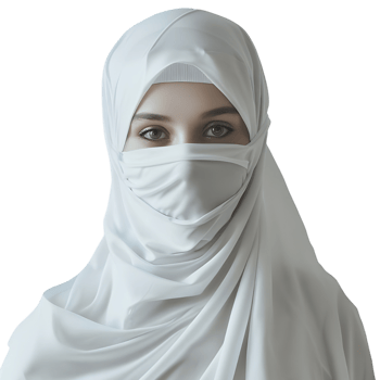 AI generated Muslim Woman Wearing Hijaab on Transparent background - Ai Generated png