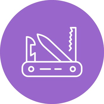 Swiss Army Knife Vector Icon
