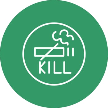 Smoking Kills Vector Icon