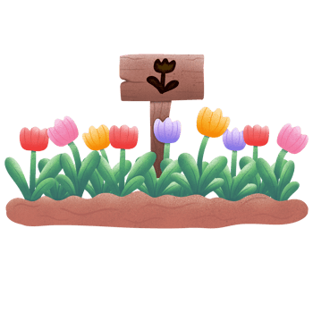 Tulips plot in springtime png