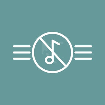Music Disabled Vector Icon