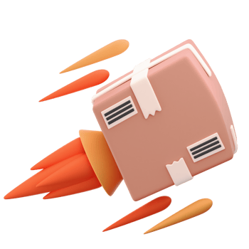 Fast Delivery 3D Icon Illustration png