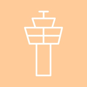 Control Tower Vector Icon