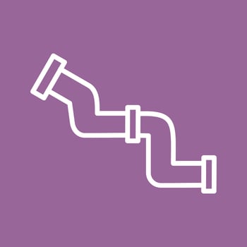 Water Pipe Vector Icon