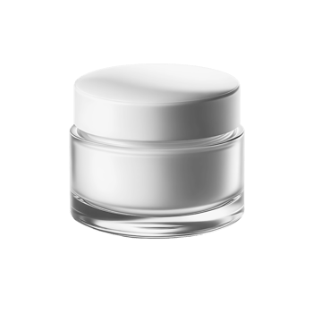 AI generated Jar cream mockup isolated on background, illustration generic cosmetic. PNG transparent background