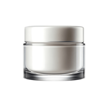 AI generated Jar cream mockup isolated on background, illustration generic cosmetic. PNG transparent background