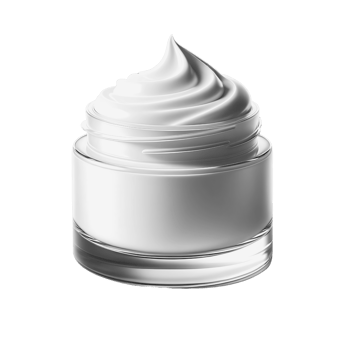 AI generated Jar cream mockup isolated on background, illustration generic cosmetic. PNG transparent background