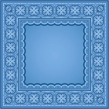 Vector abstract decorative ethnic ornamental illustration