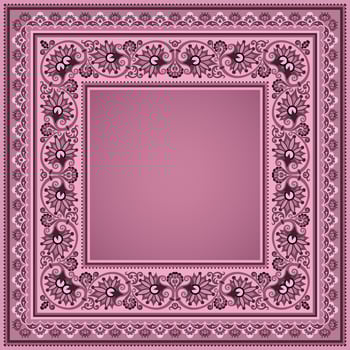 Vector abstract decorative ethnic ornamental illustration
