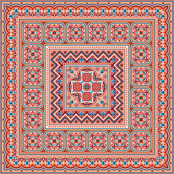 Vector abstract decorative ethnic ornamental illustration