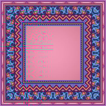 Vector abstract decorative ethnic ornamental illustration