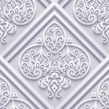 Vector abstract decorative ethnic ornamental seamless pattern