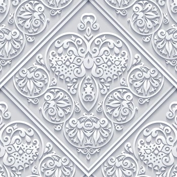 Vector abstract decorative ethnic ornamental seamless pattern
