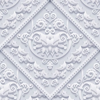 Vector abstract decorative ethnic ornamental seamless pattern