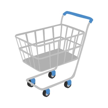 Illustration of shopping cart vector