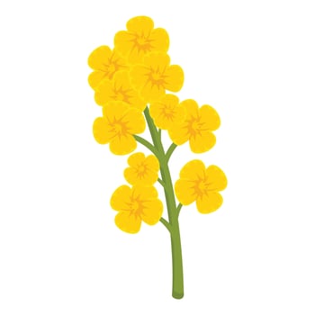 Plant flora icon cartoon vector. Vegetation bloom grain vector