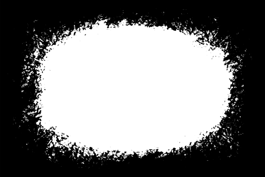 Grunge border texture background. Abstract frame overlay. PNG graphic illustration with transparent background.