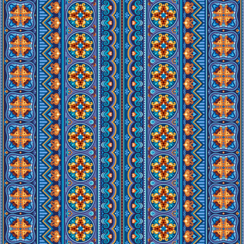 Abstract ethnic stripe vintage background vector