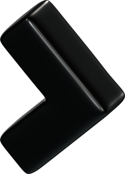 3D Arrow Drag Side Black png