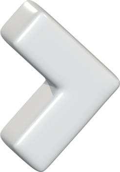 3D Arrow Drag Side White png