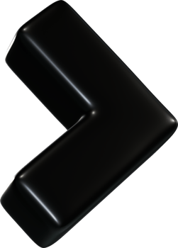 3D Arrow Drag Side Black png
