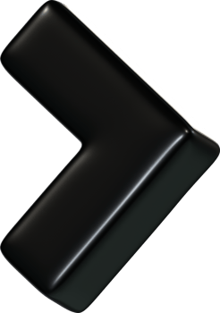 3D Arrow Drag Side Black png
