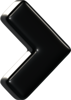3D Arrow Drag Side Black png
