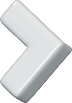 3D Arrow Drag Side White png