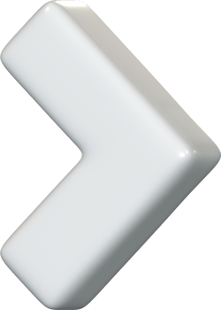 3D Arrow Drag Side White png