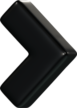 3D Arrow Drag Side Black png